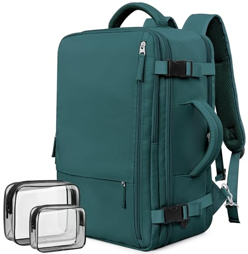 Rinlist Mochila de mano para hombres y mujeres, mochila de viaje aprobada para vuelos, Azul eléctrico, L, Mochila de viaje