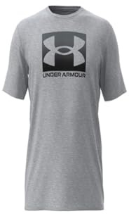 Under Armour Men's Loose Boxed Sports Graphic T-Shirt, Black/Graphite