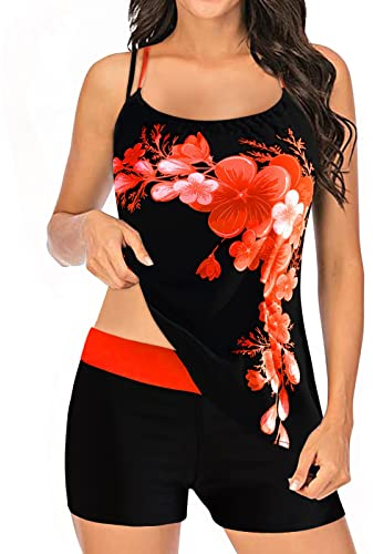 Tankini mit Shorts 164 neoprenanzug damen kurz badeanzügen push up bikini damen set badeanzug damen 40 Bikini Damen Bauchweg Mit Bügel damen tankini badeanzug mädchen 158 boho hose damen tankini