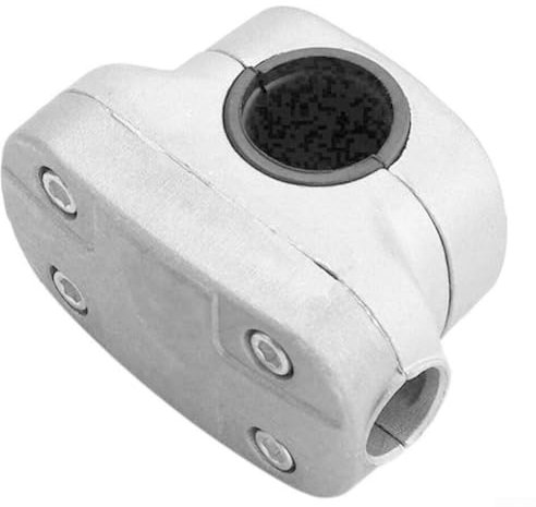 Pince de poignée en aluminium gris pour coupe-herbe et tondeuse à gazon, haute durabilité