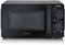 SEVERIN Microondas con función grill, para descongelar y calentar, microondas con grill y 9 niveles de potencia, negro, 700 W, 19 L de capacidad, MW 9182