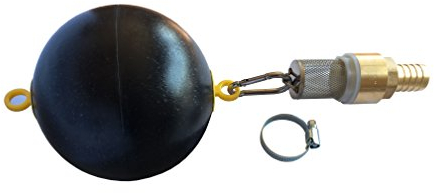 Quarzflex® Lot de boules flottantes avec valve à pied, raccord de tuyau 1 avec mousqueton véritable