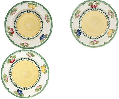 Villeroy&Boch . Servizio Piatti 12 Pezzi French Garden (4 Piani cm 27-4 Fondi cm 23-4 Frutta cm 21)