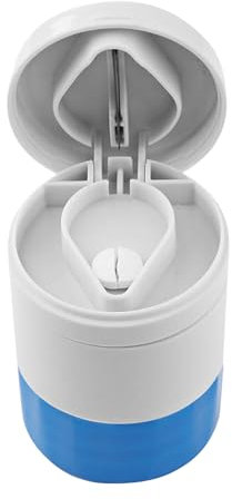 Cortador de Tabletas Pequeño, Pastillero de Viaje Portátil Con Cortador de Pastillas, Triturador de Pastillas Cortador De Tabletas Portátil, Para Pastillas Pequeñas Pastillas Grandes