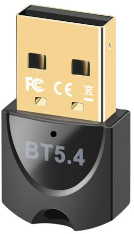 USB Bluetooth 5.4-adapter, trådlös dongle-adapter för PC trådlös mus tangentbord musik ljudmottagare sändare Bluetooth