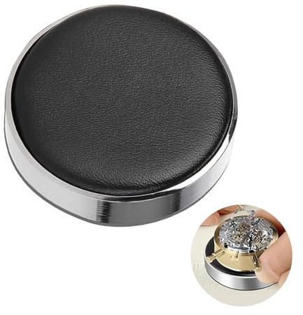 Watch Casing Cushion,Leather Movement Watchmaker Holder for Changing Battery Scratch Proof Protector Repair Kit Tools