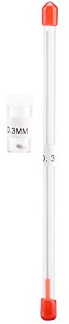 Garosa Capuchon de buse Aiguilles Buse pour aérographes et Buses 0.2mm/0.3 mm/0.5mm Remplacement Accessoires Pratiques pour aérographes Outils pour aérographes Pistolet(0.3mm)
