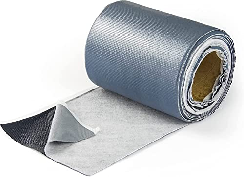 DQ-PP SBbutyl | 25m Rolle 150mm | Butyl Klebeband Dichtband Dichtungsband Selbstklebend Schwarz Reparatur abdichtband Dach Fugenband Butylklebeband