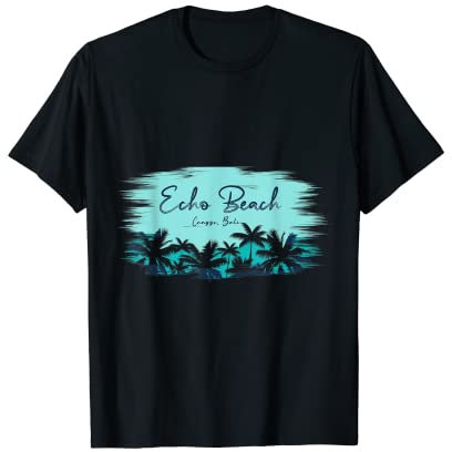 Beach Canggu Vacation Holiday Bali Flag T-Shirt