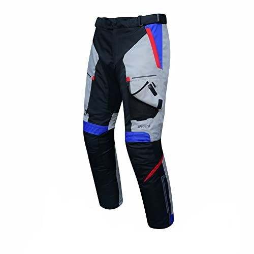 DEGEND Sweep | Pantaloni Moto da Uomo per 4 Stagioni con Protezioni e Maglia Rimovibili Antivento e Impermeabile - Marcatura CE Multicolore, L