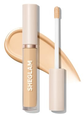 SHEGLAM 12HR Full Coverage Concealer Matte Finish Concealer Stick for Under Eye and Dark Circles - Shell