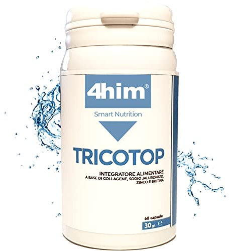 Integratore Vitamine per capelli pelle unghie con L-Cistina, Collagene, Biotina, Cheratina e Zinco, 60 capsule