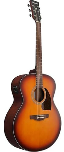 Ibanez PJ50E Acoustic-electric Guitar - Open-pore Vintage Amber Sunburst