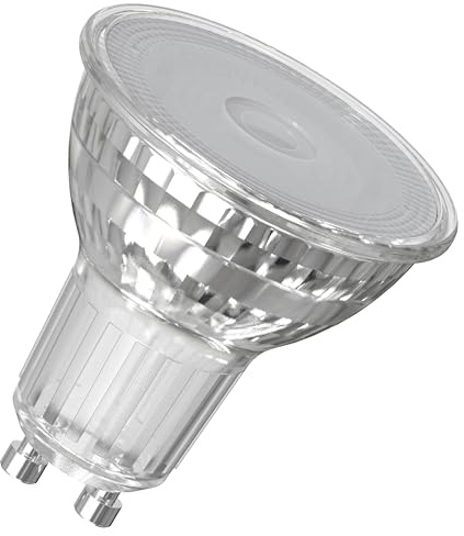 Osram LED-Spot Reflektor Superstar PAR16 50 dimmbar, 2700 K warmweiß, 3,7 W, GU10, 36°, 350 lm, 15.000h, für Spotbeleuchtung, Akzentlicht, Vitrinen