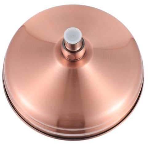 LALAFINA Soffione Doccia in Rame Ugello Regolabile per Idrico Facile Installazione Design Moderno per Bagni 1 Pezzo
