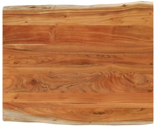 Générique Dessus de Table 90x80x2,5 cm rectangulaire Bois Massif d'acacia,Meubles,Accessoires pour Tables,Plateaux de Table,Brun,16.64 KG,370627