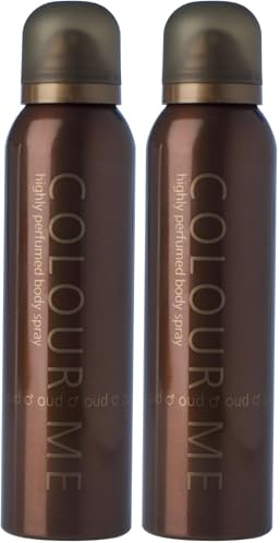Colour Me Oud - Fragrance for Men - 150ml Body Spray, by Milton-Lloyd (Lot de 2)