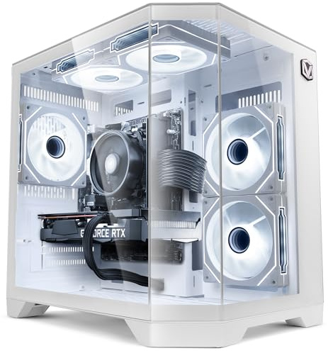Vibox V-582 Gaming PC • AMD Ryzen 5 5500 6-Kern • Nvidia RTX 5050 8GB • 16GB RAM • 500GB SSD • Windows 11 • WLAN 6 + Bluetooth 5.4