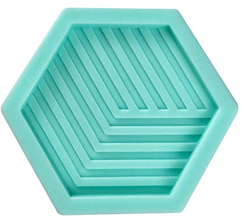 Moule à gâteau en silicone - Forme hexagonale - Moule à gâteau en silicone - Pour la cuisine et la maison