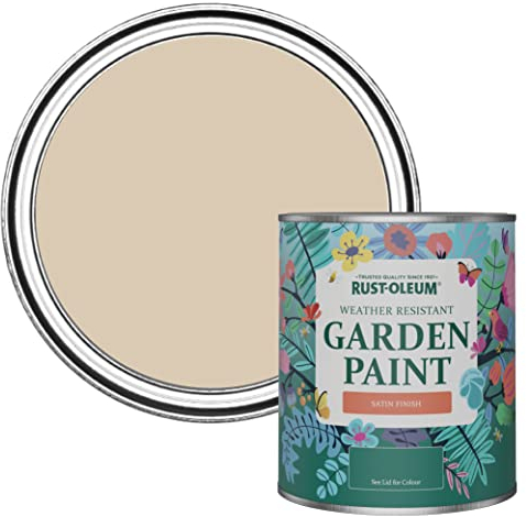 Rust-Oleum Beige Mould-Resistant Garden Paint In Satin Finish - Warm Clay 750ml