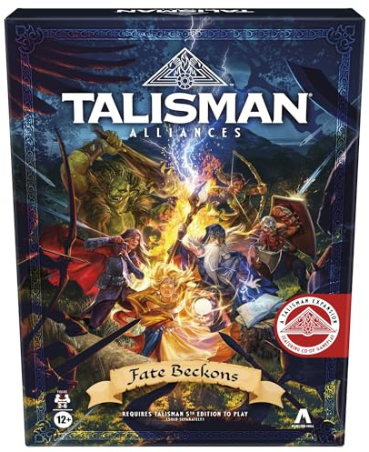 Talisman Alliances: Fate Beckons Board Game | Talisman Expansion | Cooperative Fantasy Adventure Games | Ages 12+ | 2 to 6 Players