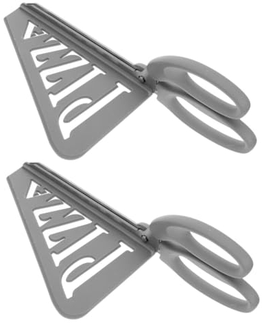 TOPBATHY Cortador De Tartas Tijeras Multifuncionales Mango Cómodo Acero Inoxidable