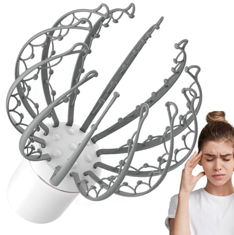Eventerde Massaggio Testa Ragno, Massaggiatore Per Cuoio, Massaggiatore Testa Gratta Per Profondo Rilassamento E Sollievo Stress, Massaggia Cuoio Capelluto E Stimolazione Capelli