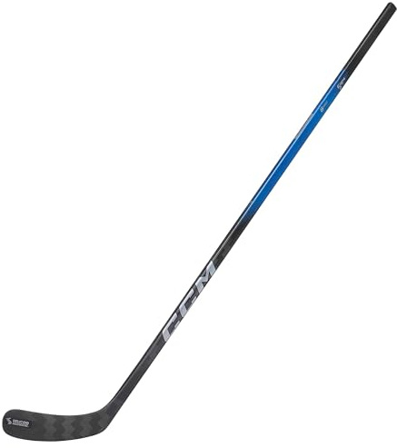 CCM JetSpeed FT8 Pro blå specialfärg senior ishockeyklubba (60 tum, flex 75, böjning 29, höger)