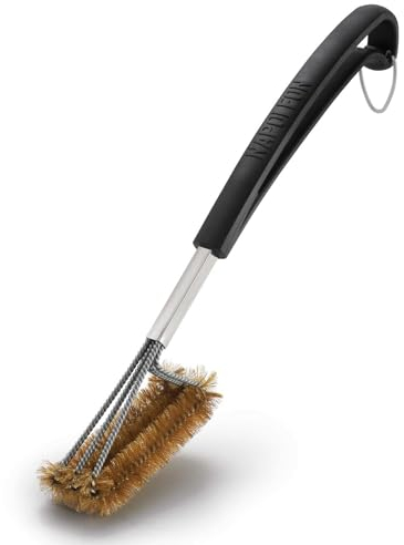 Napoleon Messing Grillbürste dreireihig