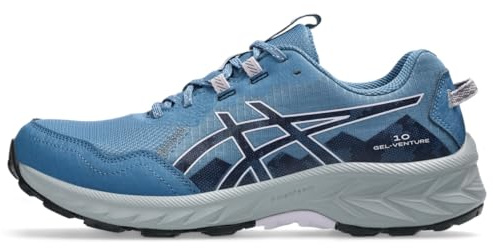 ASICS Women's Gel-Venture 10 Running Shoes, 7.5, Winter SEA/Midnight