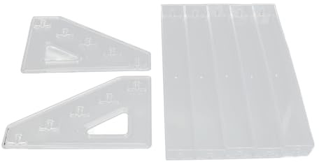 PORTA SMALTO TRASPARENTE A 5 STRATI ORGANIZZATORE DESIGN SCALA PER ACCESSORI PALETTE DI OMBRETTI
