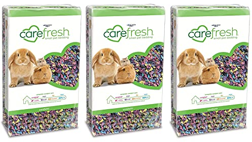 AB Tools 3 Stück Konfetti, 10 l, hochwertige Kleintierstreu, 99 % staubfrei