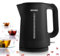 Duronic Electric Kettle EK17 Cordless Kettles Hot Water Boiler Electrical Heating with Fast Boil Dry Protection Quiet Electronic Kitchen Kettle for Boiling Water Tea Coffee Hot Chocolate Soup, Black