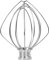 K45WW Draht-Schneebesen-Aufsatz für KitchenAid 4,5/5 Quart Neigekopf-Standmixer, 6-Draht-Schneebesen-Ersatz für KitchenAid 5QT Neigekopf-Mixer, Eiercremerührer, Kuchen-Mayonnaise-Schneebesen, Silber