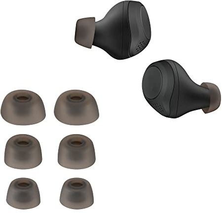 kwmobile 6X Polster kompatibel mit Jabra Elite 75t /65t / Active - 3 Größen - Silikon Ohrstöpsel In-Ear Kopfhörer