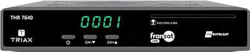 Récepteur Satellite FRANSAT UHD 4K modèle THR7640 PVR Ready + Carte FRANSAT UHD