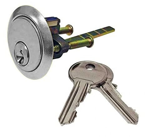 Yale YES-RC-CH Essentials Replacement Rim Cylinder, Chrome Finish