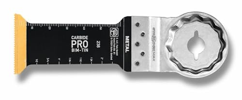 FEIN 63502236210 E-Cut Carbide Pro sågblad (LxB 40 x 32 mm, upptagning SL, för SuperCut Construction, MultiMaster, MultiTalent)