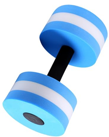 Aquatic Dumbells, 2PCS Water Aerobic Exercise Foam Dumbbell Pool Resistance,Water Aqua Fitness Barbells Hand Exercises Equipment for Weight Loss
