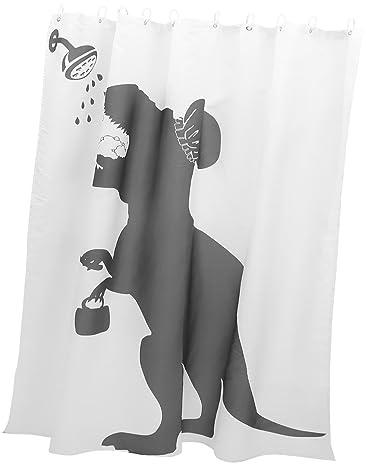 Cabilock Cortina Da Doccia Decorativa Con Design Di Dinosauri Standard Per Bagni e Hotel