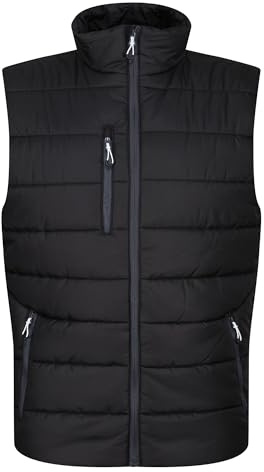 Regatta Professional Mens Navigate Thermal Gilet Body Warmer, Black/Sealgr, XXL EU
