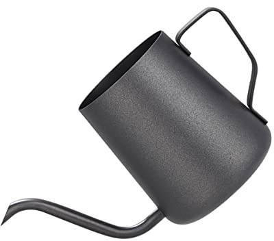 Ciieeo Caffettiera Manuale in Acciaio Inossidabile 350Ml Teiera a Bocca Fina Design Ergonomico per e Tè per Uso