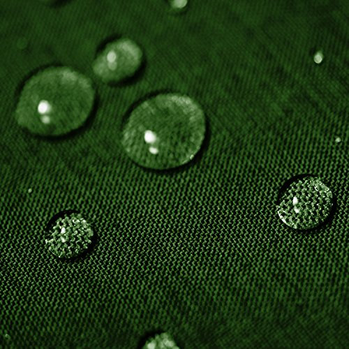 artshop24 Gartentischdecke Lotus-Effekt Oval 130x220 cm Dunkelgrün Grün - Farbe wählbar - (GT_O130x220DGrün)