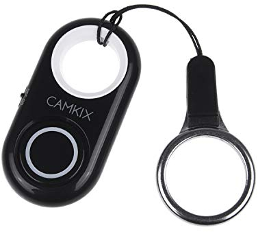 Control Remoto del Obturador de Cámara con Tecnología Inalámbrica Bluetooth® CamKix – Cordón con Montaje de Anillo Desmontable – Mosquetón – Capturar imágenes/Video hasta 10m en iPhone/Android