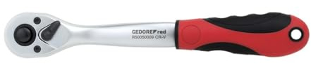 GEDORE Red 2K Reversible Ratchet 3/8 Inch Offset Length 210 mm
