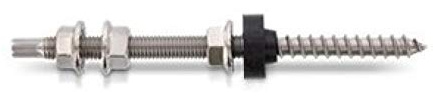 Stockschrauben Art. 908222 A2 M 12X350 SW 9 montiert (VPE 50 Stk)