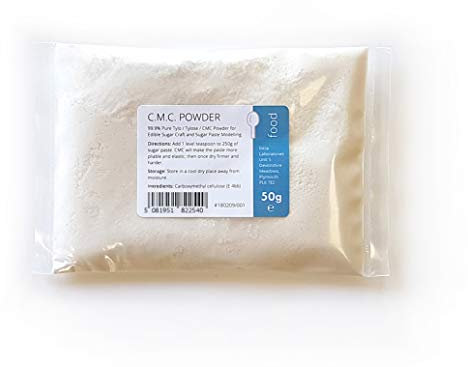 Intralabs Pure CMC Powder 50g Tylo Tylose Gum Tragacanth Sub Cake Edible Glue Sugarpaste