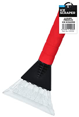 Simply ICE002 Luxury Premium Ice Scraper with Ergonomic Grip Handle for fast and easy Ice and Snow removal for windscreens