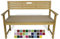 Rollmayer Bankkissen Bankauflage Sitzkissen Bankpolster Auflage für Bänke in Haus und Garten Kollektion Vivid, 1 Stück (Beige 3, 120x40x4cm)