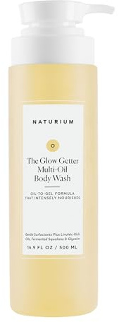 Naturium The Glow Getter Multi-Oil Hydrating Body Wash, Gentle Cleanser, 16.9 oz